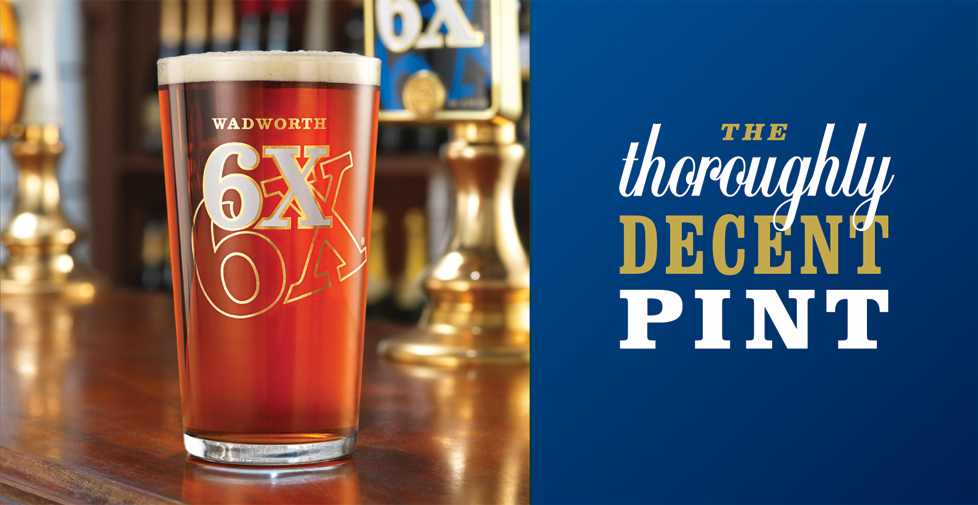 Wadworth 6X brand strategy, advertising and design