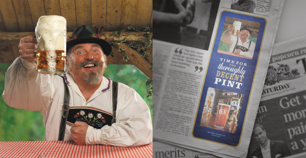 Wadworth 6X brand strategy, advertising and design