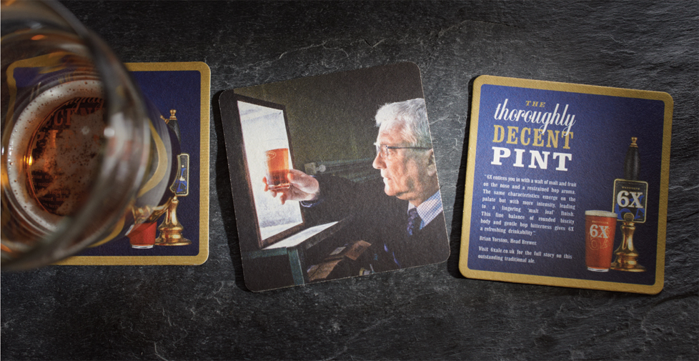 Wadworth 6X brand strategy, advertising and design